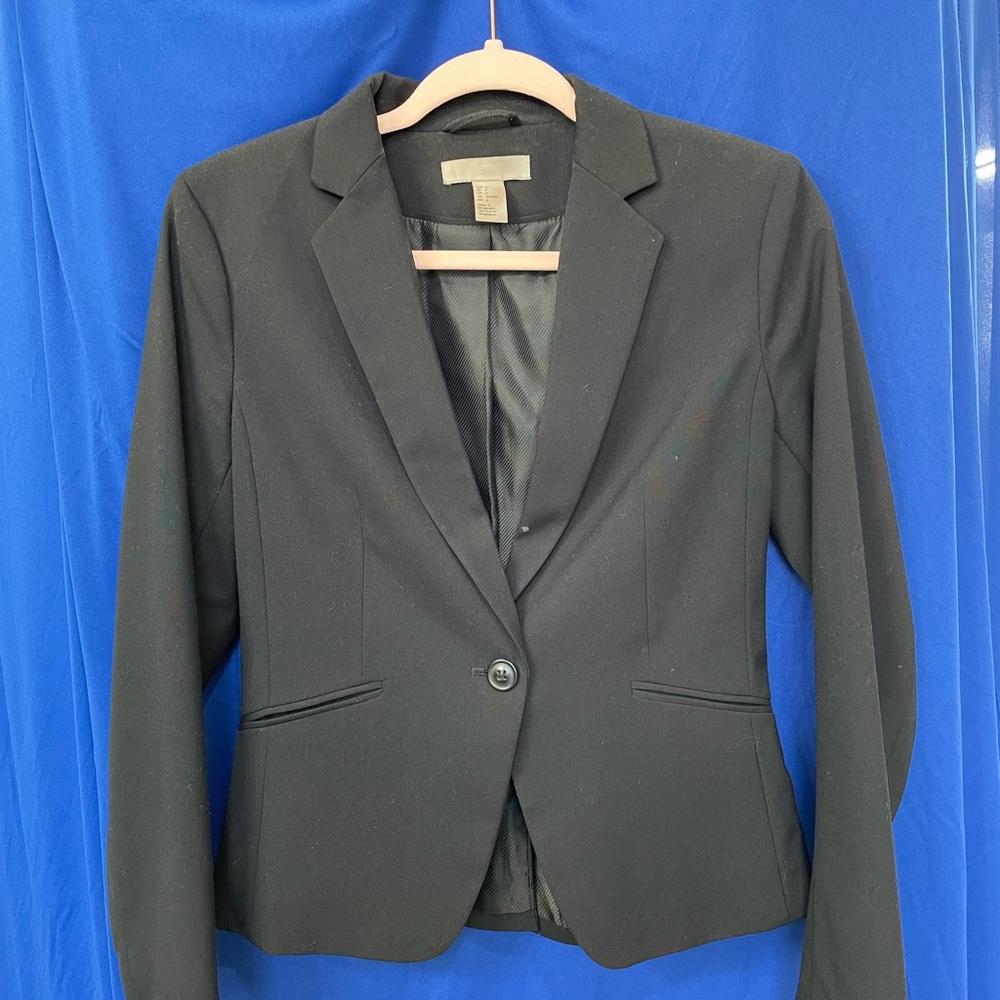 H&M Black Blazer for Women Size 6